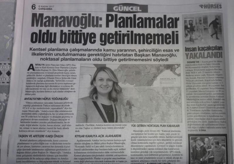 Hakkındaki Görüşlerini Kentsel Planlamalar