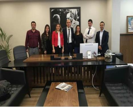MANAVGAT BELEDİYESİ PLANLAMA BİRİMİNE ZİYARET TMMOB Şehir Plancıları Odası Antalya Şubesi yeni dönem yönetim