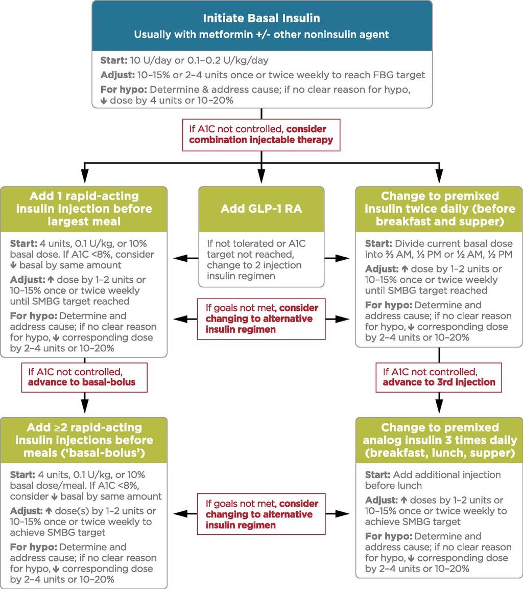 -Bazal insülin kabul edilebilir APG sağlanmış ancak hedef A1c düzeyi sağlanamamış ya da - Doz 0.