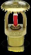 YANGIN GRUBU Ayvaz Sprinkler / Upright STANDART TEPKİLİ 5mm CAM BULP UPRIGHT (DİK) RTI > 80 Kaplama Sıcaklık Art.