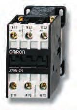 119051 J7KNA-09-10 24D Mini kontaktör, mini motor kontaktör, 3 kutup, 4 kw, 9 A (AC3, 400 VAC), 1 NA yardımcı kontak, 24 VDC 119054 J7KNA-09-10 24VS Mini kontaktör, mini motor kontaktör, 3 kutup, 4