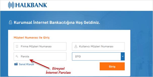 A. PORTAL GİRİŞİ 1-DTO Portalına giriş yapmak için; Bankamız İnternet Şubesi Kurumsal Müşteri butonu seçildikten sonra aşağıdaki bilgiler doldurulup DTO Platformu seçilerek giriş yapılır.