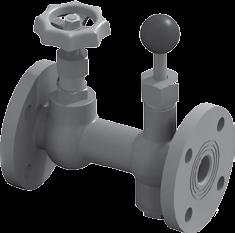 Çiftli Dreyn Vanası Duplex Drain Valve PN 16 YVDC83F 01 Gövde / Body 02 Kapak / Bonnet Rg5 / GGG 40.3 / Rg 10 (CuSn1OZn) 03 Conta / Gasket KLINGRIT (n Asbestos) 04 Salmastra / Packing TEF