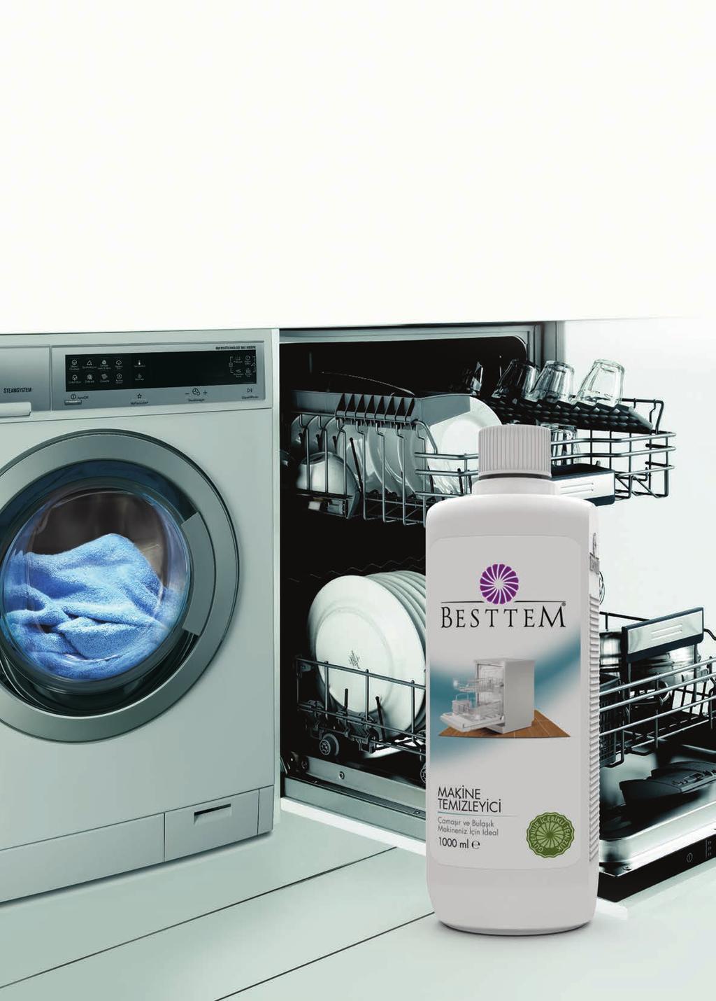Makine Temizleyici Çamaşır ve Bulaşık Makinelerinizi Tüm Kirlerden Arındırır Bulaşık makinenizin içi zamanla yağlardan, yemek artıklarından ve kirlenmeden dolayı filtrede, su borusunda, giderde ve su