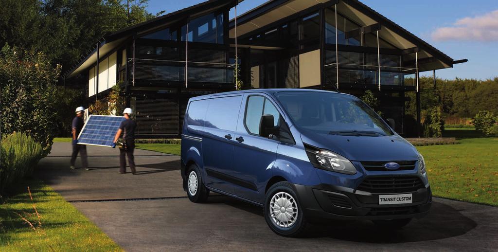 2 Geniş ürün yelpazesi Yeni Ford Transit Custom; Van, Kombi ve Kombi Van seçenekleriyle ticarete yeni bir soluk getiriyor.