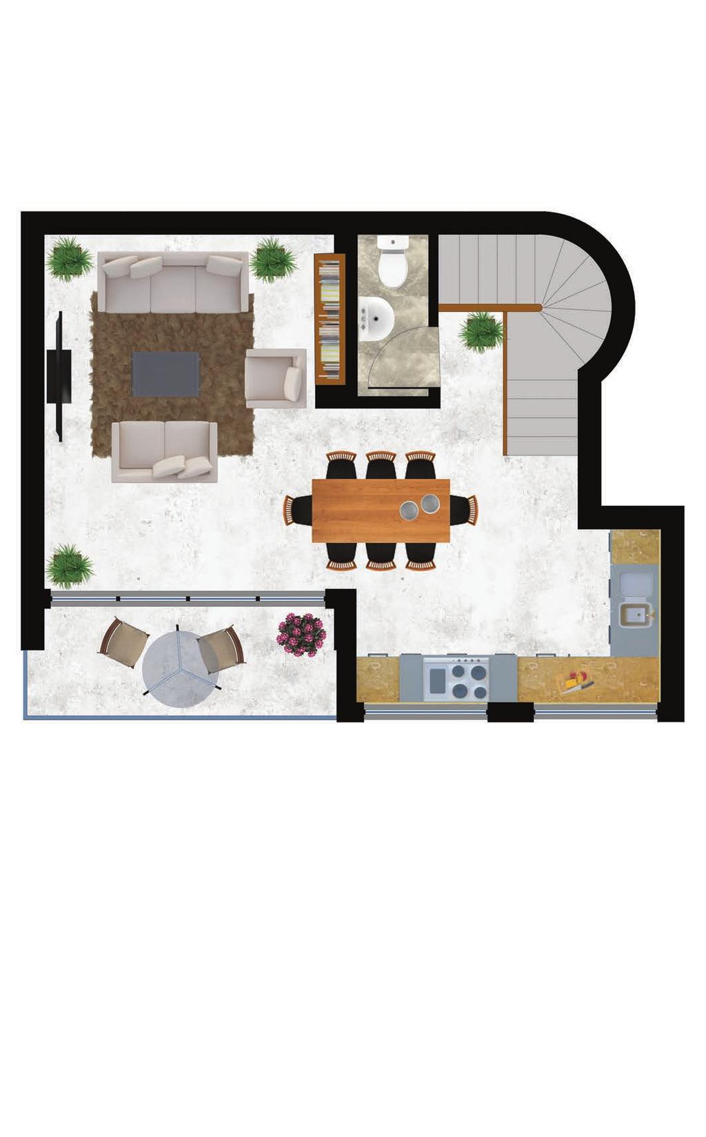 Bodrum Kat Planı Basement Floor Plan Zemin Kat Planı Ground Floor Plan 1.