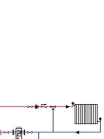 Örnek Sistem Çözümleri Sistem 2: Tek Kazan & Radyatör (Üç Yollu Vana ile Kontrol) ve Boyler Sistemi ÜRÜN KODU ÜRÜN ADI ADET Kapasite ihtiyacına göre seçilir EVOMAX Duvar Tipi Yoğuşmalı Kazan 1