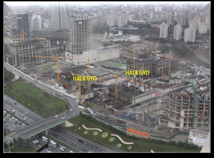 ) : 973 milyon TL Şirketimiz, Çevre ve Şehircilik Bakanlığı koordinasyonunda yürütülen İstanbul Uluslararası Finans Merkezi (IFM) projesinin en büyük paydaşlarından biri olarak, proje dahilindeki