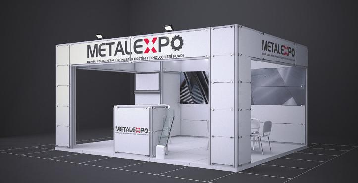 metalexpo.com.tr Katılımcı Kitabı 5 Standınızın yapımına henüz karar vermediyseniz ya da alternatif bir stand hakkında bilgi almak istiyorsanız, lütfen SKY Fuarcılık A.Ş.