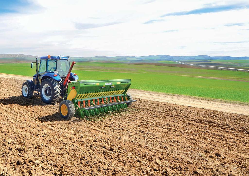 EKINOKS KOMBİNE EKİM MAKİNESİ EKINOKS COMBINED SEED DRILL ekim makinelerinin malzeme kalitesi ve ölçüleri TS 5690 standardına ve Makine Emniyet Yönetmeliğine (CE) uygun şekilde üretilmektedir.