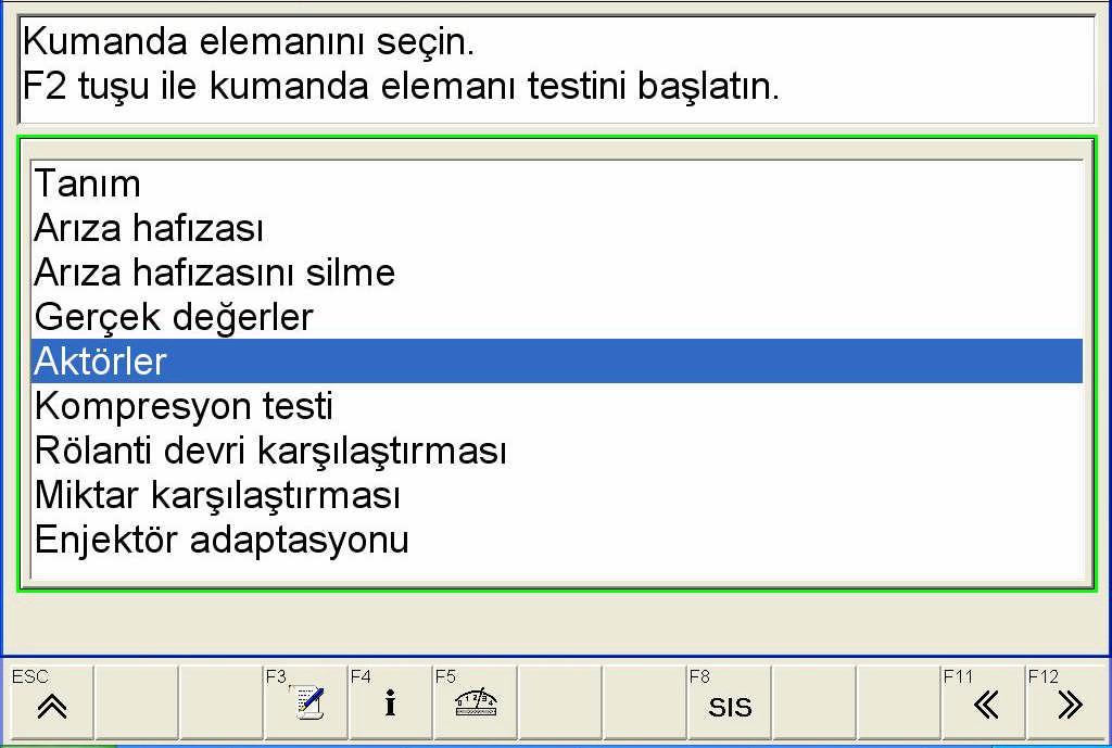 arızalar geliyor ise sistemde bulunan arızalar kalıcı sensör ve aktör arızalarıdır. Bu durumda ilgili sensör ve aktörlerin kontrol edilmesi gerekir.