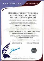 biridir. GRC FİBERTON ürünleri TSE EN 12467 kalite belgesine sahip tek GRC markasıdır.