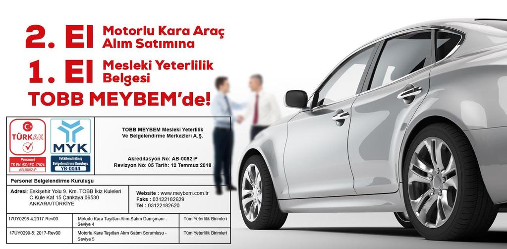 İkinci El Araç Ticareti İşlemlerine Standart Getiriyoruz Motorlu Kara Taşıtı