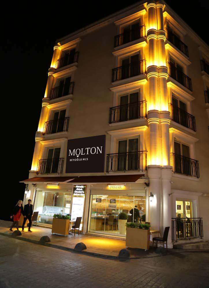 24 odası ve Beyoğlu nun kalbinde yer alan lokasyonu ile Molton Beyoğlu MLS Hotel Çiçek Pasajı ve İstiklal Bölgesinin hemen yanı başındadır.