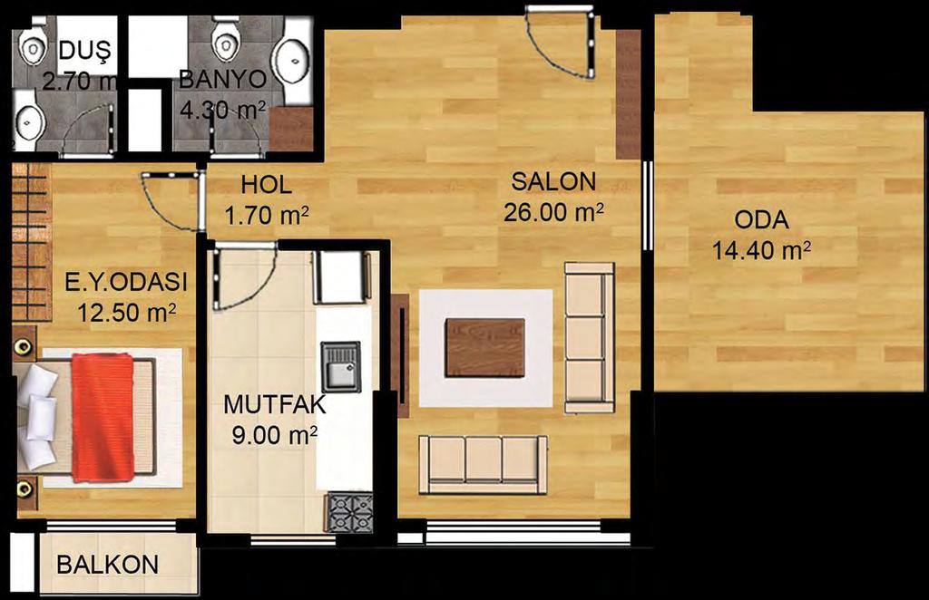 2+1 DAİRELER Brüt 120 m² Esenyurt un Parlayan Güneşi.