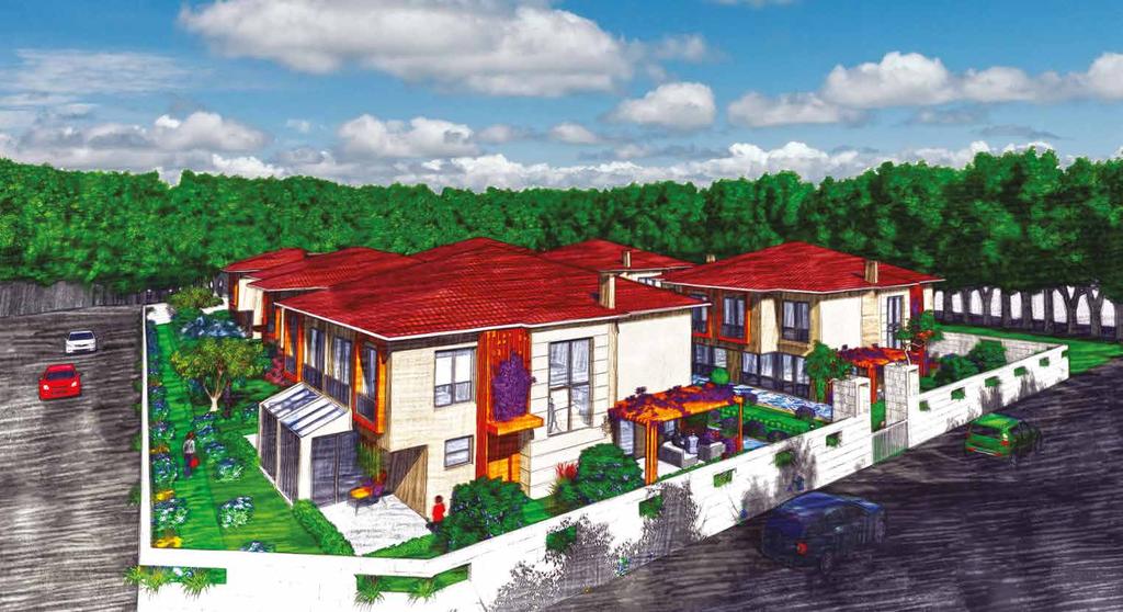 Proje Akıllı Ev Sistemi ve yaşam kalitesini hissettiren Lüks Villalar İkon evleri Eskişehir, Eskişehir de sakin bir alanda yer almaktadır.