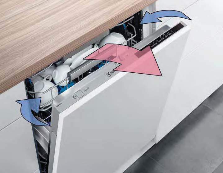 Bulaşık Makineleri Bulaşık Makineleri Kupkuru pırıl pırıl bulaşıklara Merhaba deyin AirDry teknolojisi kurutma aşamasında kapıyı otomatik