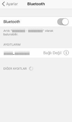 Ardından ios kullanıcılarının ios ten fotoğraf makinesini aşağıda gösterildiği gibi unutmasını istemesi gerekecektir.