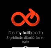 Manyetik kuzeyi gösteren ok Ana yönler cinsinden istikamet Derece cinsinden istikamet Günün saati (yerel saat) veya pil düzeyi; görünümleri değiştirmek için ekrana dokunun Pusuladan çıkmak için sağa