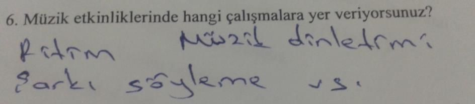 Yılmaz Bolat, E. (2017). Okul Öncesi Öğretmenlerinin Müzik Etkinlikleri Konusundaki Görüşlerinin Belirlenmesi. idil, 6 (35), s.2073-2096.