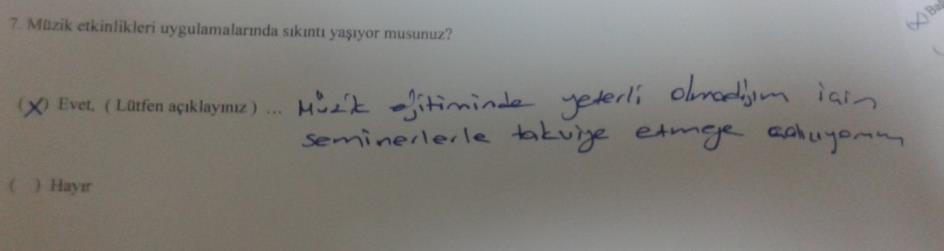 Yılmaz Bolat, E. (2017). Okul Öncesi Öğretmenlerinin Müzik Etkinlikleri Konusundaki Görüşlerinin Belirlenmesi. idil, 6 (35), s.2073-2096.