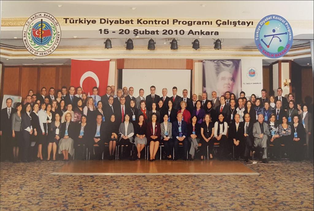 11-12 Eylül 2009 Türkiye Diyabet Vakfı koordinatörlüğünde Diyabet 2020 Vizyon ve Hedefler projesi kapsamında Türkiye de Diyabette Mevcut Durum ve Hasta