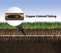 Rain Bird ün patent başvurusu yapılmış olan Copper Shield Teknolojisi, damlatıcıyı kök girişine karşı koruyarak çim alanı veya çalılık ve yer örtücü bitki alanlarında kullanım için uzun süre dayanan,