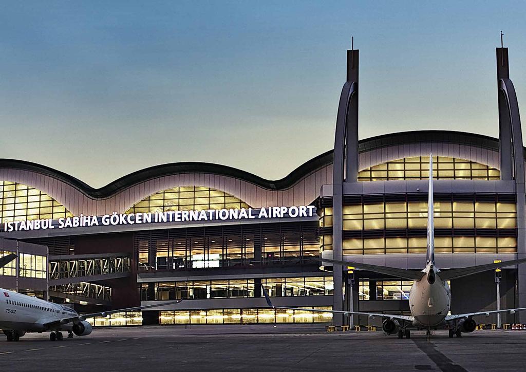 Sabiha Gökçen Havaalanı İstanbul Türkiye Istanbul`un 2. Havalimanı olan Sabiha Gökcen`de proje kapsamında 35.