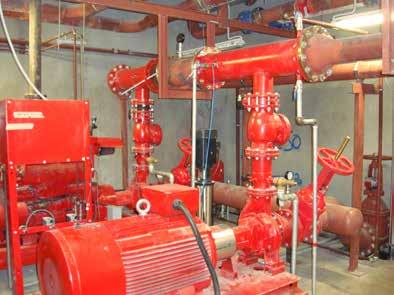 Heating-cooling, fire fighting, ventilation and air conditioning system installation Manifold and console