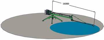 Ballast Weight: 1200 KG / 2650 LBS Boom Section: 1400 KG / 3100 LBS 1 m / 3 ft Leg Set: 800 KG / 1750 LBS Tower 450 KG / 990 LBS 1.