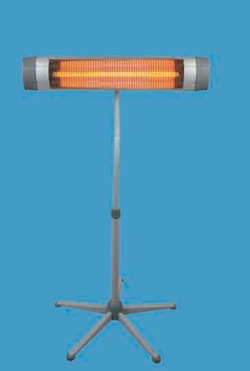 Kuartz Soba 3D ısıtma İnce şık tasarım 2800 W toplam güç Quartz ısıtma elemanı yarlanabilir manuel termostat Güvenlik termostatı 230
