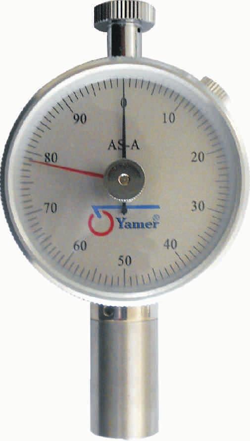 ANALOG SHOREMETRE (SHORE A) * Shoremetre, vulkanize kauçuðun ve plastik ürünlerin sertliðini ölçmek için tasarlanmýþ bir alettir.