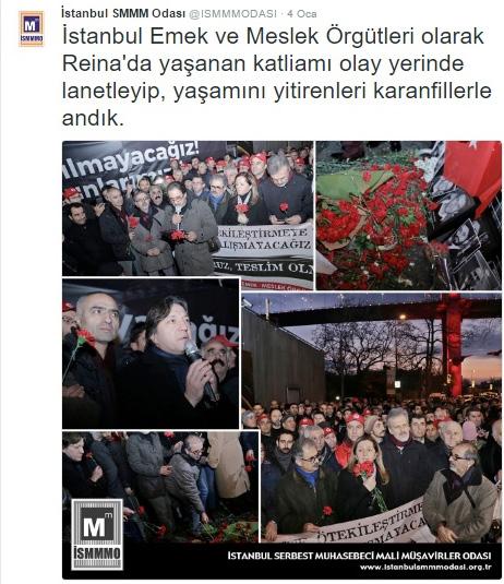 GÜNDEM KATLIAMLARA ALIŞMAYACAĞIZ! Odamız, İstanbul ve İzmir de yaşanan saldırılara ilişkin olarak resmi web sitesi ve sosyal medya adreslerinden kınama ve başsağlığı açıklamaları yayınladı.