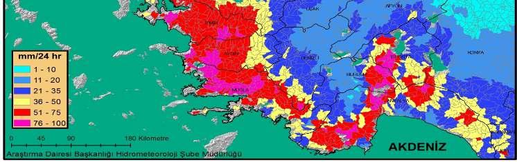 Sonrasında yapılacak hidrolojik çalışmalarda; yağış-akış ilişkisinin doğru kurulması, kar katılımı ve depolamalı tesislerin göz önünde bulundurulması ve havzada yer alan ölçüm ağının özellikle