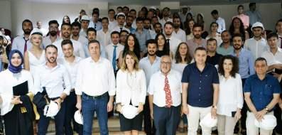 MMO ANTALYA ŞUBE BÜLTENİ AÜ lü mühendisler baretlerle mezun oldular!