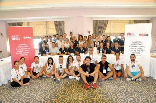 Türkiye Milli Olimpiyat Komitesi nin geleneksel organizasyonları arasında yer alan Laodikeia -Aphrodisias Uluslararası Gençlik Spor Kültür ve Sanat Festivali nin sekizincisi 26-30 Ağustos tarihleri