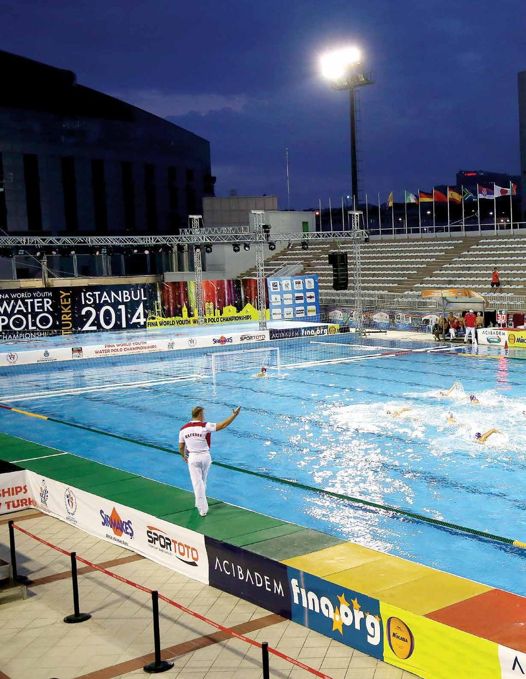 İstanbul da Sutopu Şöleni Water Polo Feast in İstanbul Ataköy Yüzme Havuzu nda düzenlenen