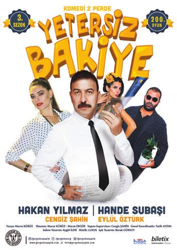 TİYATRO Yetersiz Bakiye Gergedan Yapım Kahkaha fırtınasına hazır mısınız? Yetersiz Bakiye de acı gerçeklerle bir kez daha yüzleşiyoruz.