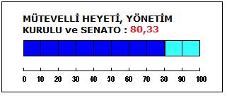 Yönetim kurulu ve Senato yeterli sıklıkta toplanmaktadır Mütevelli Heyeti bünyesinde bir denetim komitesi ihdas edilmiştir.