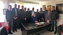 dan tedavisine ayakta devam edilen Bandırma Beşiktaşlılar Derneği Başkanı Şeref Figen i makamında ziyaret etti.