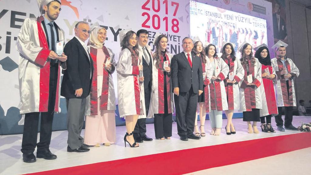 2 2018 MEZUNİYET ÖZEL SAYISI GAZETE YENİ YÜZYIL Milli Eğitim Bakanı İsmet Yılmaz, mezuniyet töreninde İstanbul Yeni Yüzyıl Üniversitesi öğrencilerine hitaben bir konuşma yaptı.