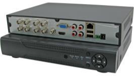 Cihazı AHD, CVI, TVI, Analog ve IP Kamera destekler 1080N Kayıt Çözünürlüğü, 2MP AHD kameraları destekler, 1x 6TB Disk Kapasitesi, H.
