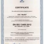 Ürünü CE işareti ile işaretlemeye ve Avrupa Birliği topraklarında dağıtmaya "MedSil" e izin veren sertifikalar çıkarıldı. Üretici garantisi Cihazın garanti edilen raf ömrü 24 aydır.