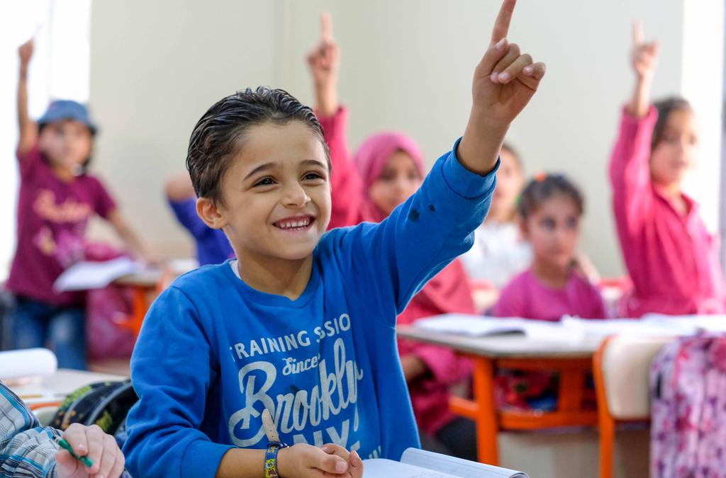 UNICEF in, mülteci çocukların eğitim hakkından yararlanmalarının önündeki engellerin kaldırılmasına yönelik çabalara çok yönlü desteği, MEB tarafından 2018 yılında başlatılacak okul dışı Suriyeli
