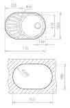 200 mm DR 77 1B 1D 40127315 341 Hazne derinliği: 175 mm Tüm