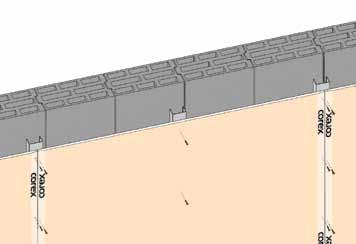 GİYDİRME DUVAR METAL iskeletli 13 14 1 cm COREX KAPLAMA COREX ler, tavan