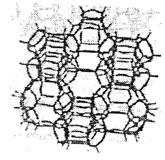 10 Şekil 2.8 Erionit Kristal Yapısı (http://web.clas.ufl.