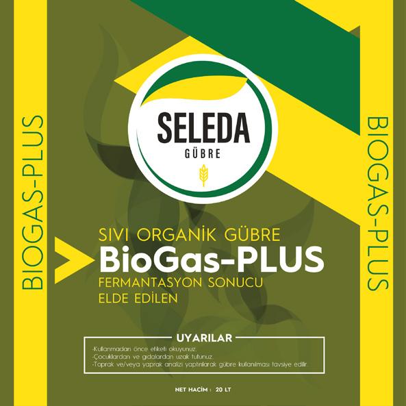 SIVI BioGas Plus Fermantasyon Sonucu Elde Edilen Sıvı Organik Gübre Garanti Edilen İçerik % (w/w) Organik Madde 27 Toplam Azot 2 Toplam Fosfor Pentaoksit (P2O5) 3 Suda Çözünür Potasyum Oksit (K2O) 5