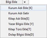 [K] [E] [Y] [T] [D] Bu adını Kurum ayarlar Yeni Etiketlerin ayarlayabilirsiniz.