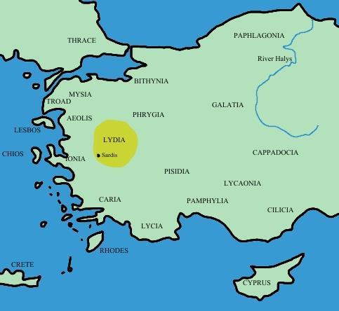 Urartular Orta Anadolu: Frigler, sonra Lydialılar GB Anadolu: